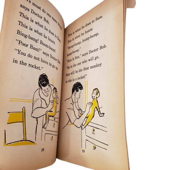 Vintage 1960s Books Bundle Farm Monkey Card Games McBrooms Ghost Easy Reader - Picture 7 of 16